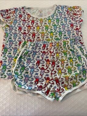 Roller Rabbit Monkey PJS